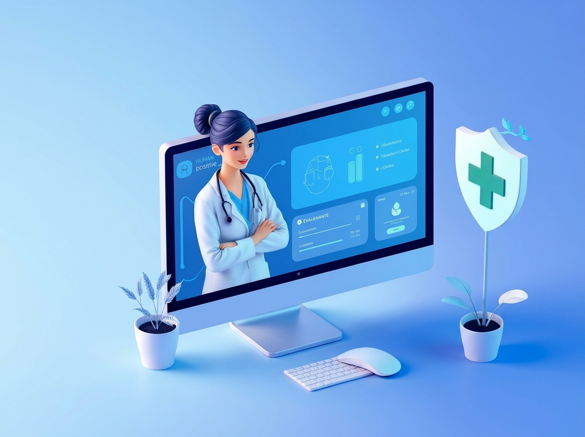 Medical E-Health Portal illustration