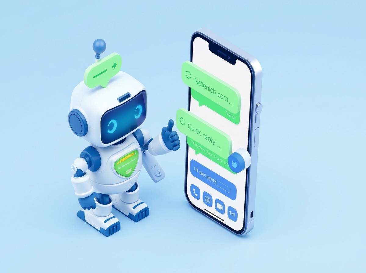 WhatsApp Chatbot Solutions illustration